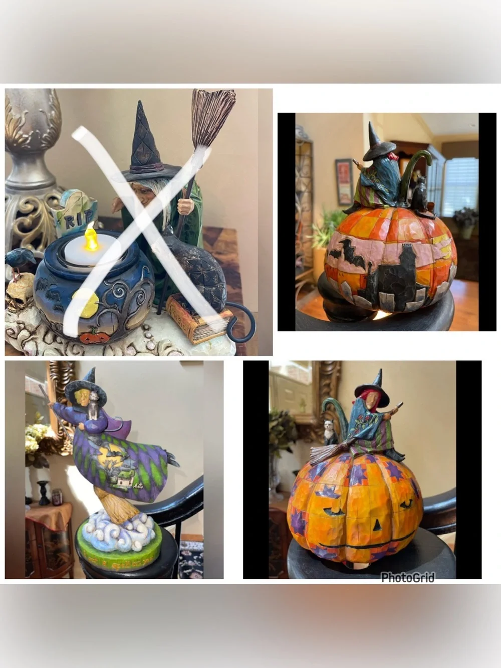 Vintage Spooky Wood Witch Bat Wreath Halloween Fall Foliage Grapevine  Kitschy